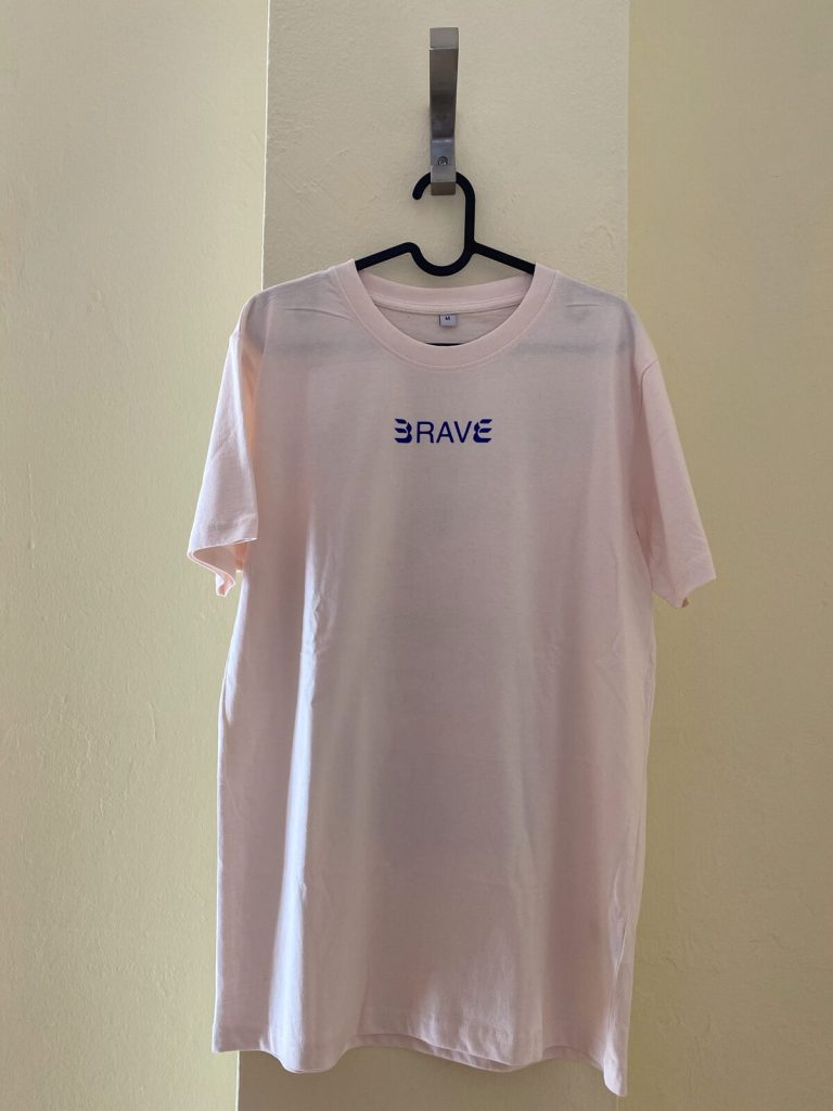 Camiseta Brave rosa palo