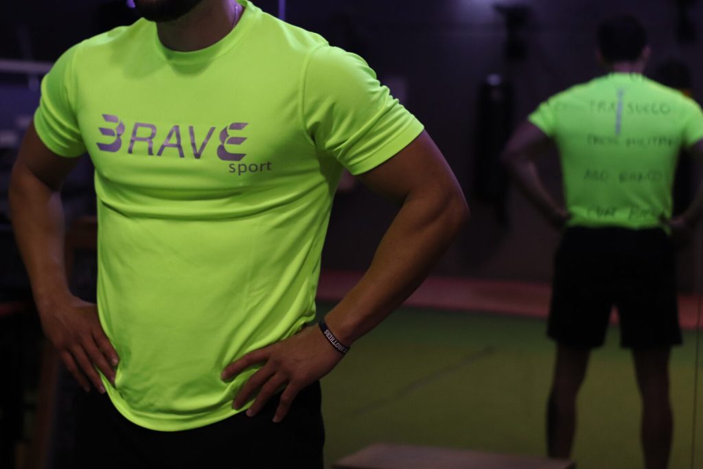 Camiseta técnica Brave Sport flúor